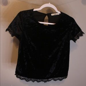 Velvet blouse